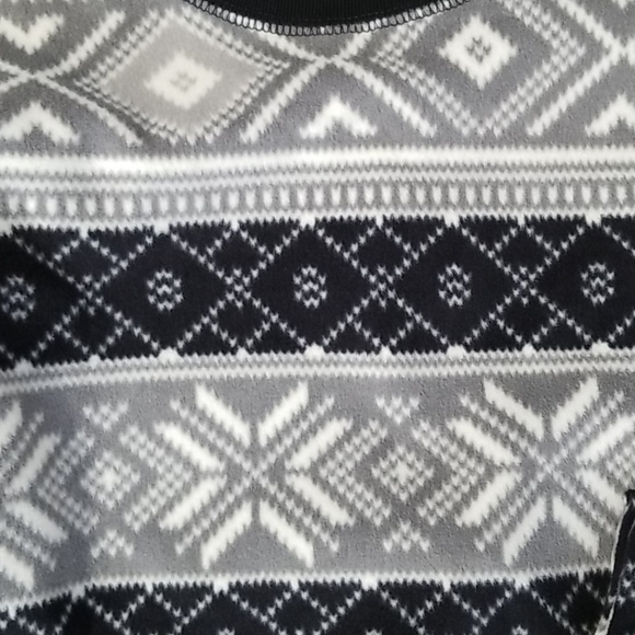 Gray/Black Fleece PJ Set - Picture 2 of 5